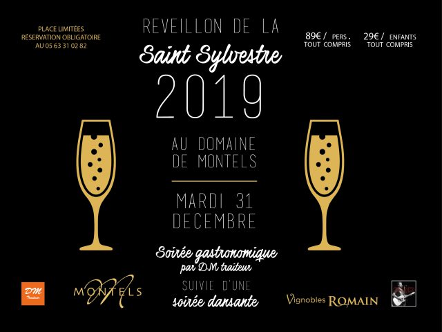 Réveillon de la Saint Sylvestre: repas et soirée dansante