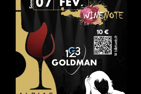 Affiche WINENOTE GOLDMAN Affiche WINENOTE GOLDMAN février 2026 au Domaine de Montels