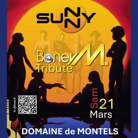 Tribute BONEY M samedi 21 mars 2026 au Domaine de Montels