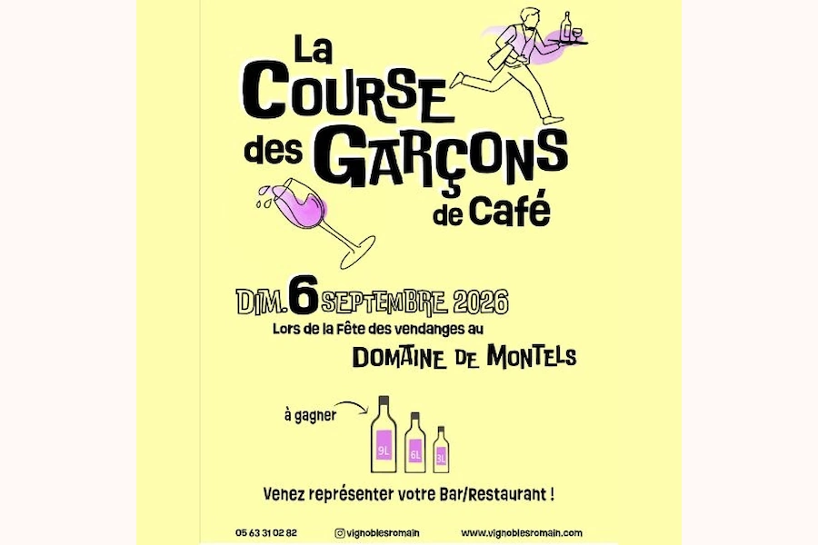 06-09-2026 - Course Garçon de café au Domaine de Montels site Vignobles Romain