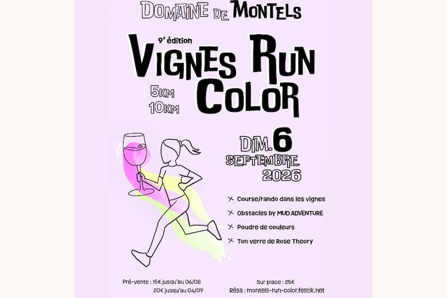 06-09-2026 - Vignes Run Color au Domaine de Montels Albias site Vignobles Romain