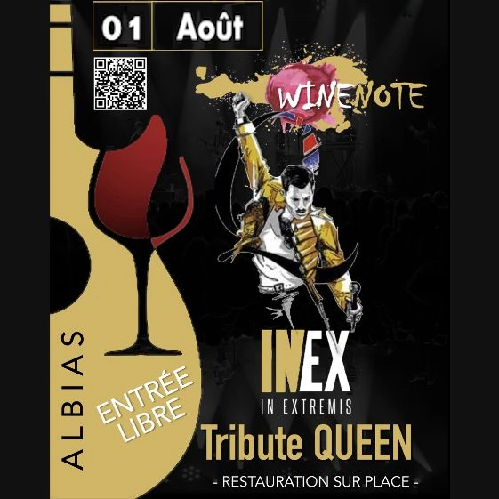 Affiche du Winenote - Tribute Queen du 01-08-2026 au Domaine de Montels des Vignobles Romain