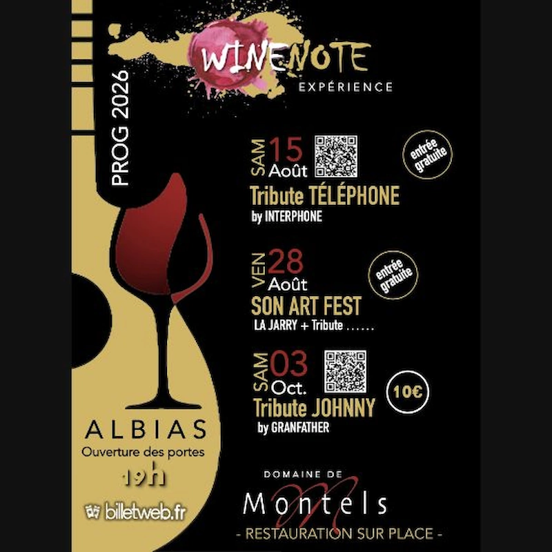 Programme 2 des winenote des Vignobles Romain de 2026
